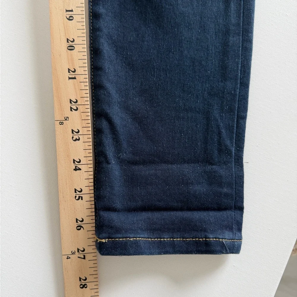 Michael Kors Dark Wash Straight Leg Jeans Mid Rise Stretch Denim size 4